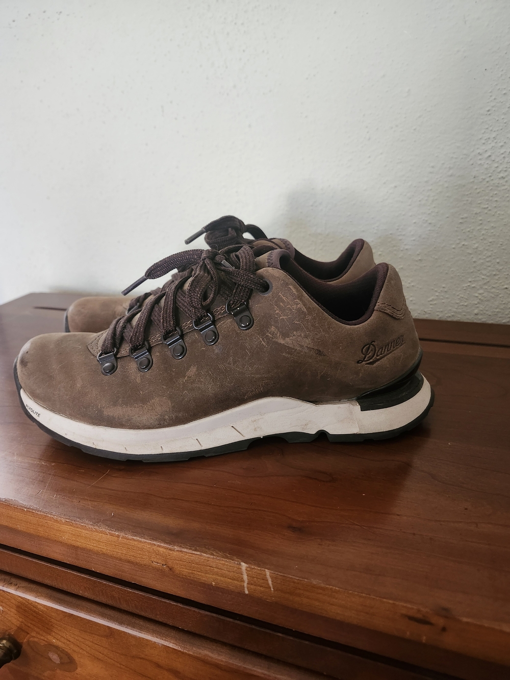 Danner Brown Low-Top Leather Sneaker